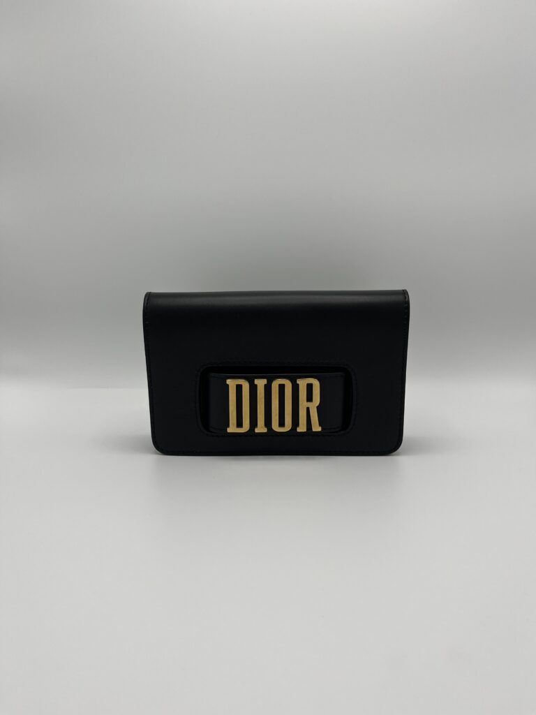 Evolution leather clutch zwart. Evolution leather clutch black