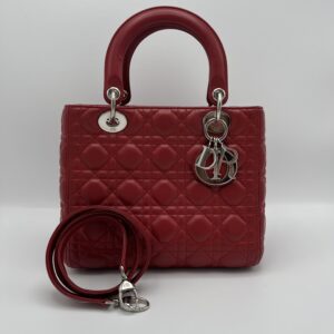 Dior Medium Lady Dior red